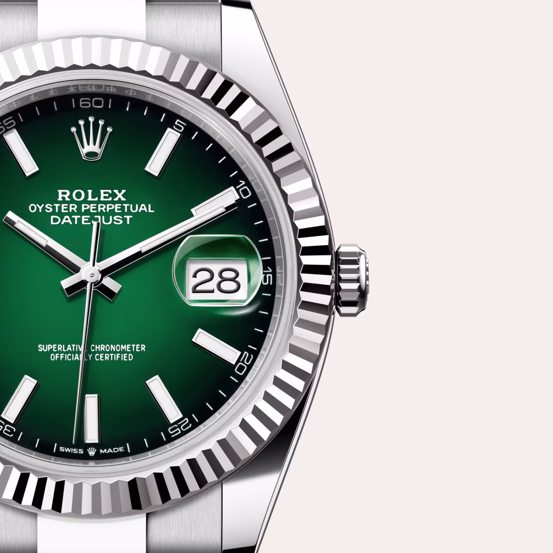 Rolex Datejust White Rolesor - combination of Oystersteel and white gold M126334-0033 - swiss watch