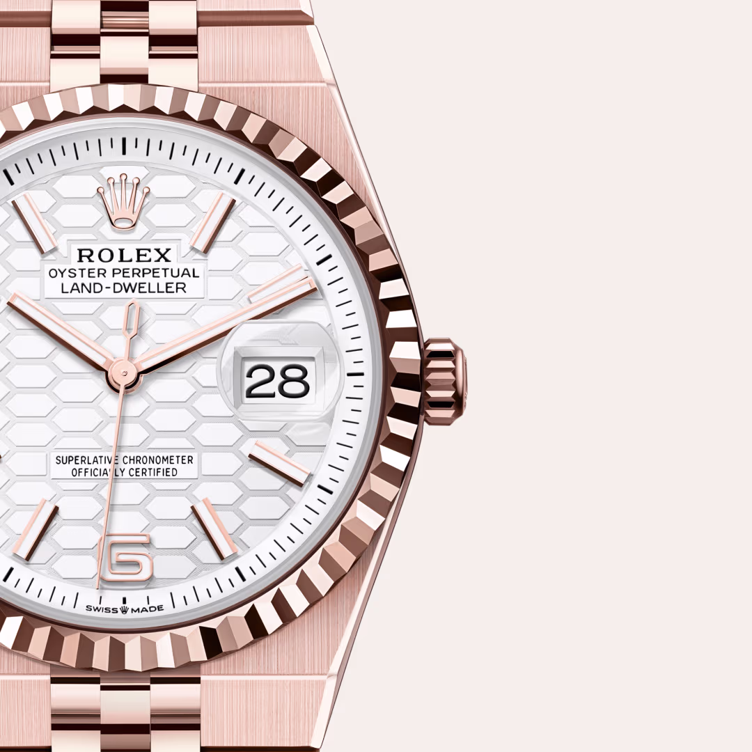 Rolex Land-Dweller 18 ct Everose gold M127235-0001 - swiss watch