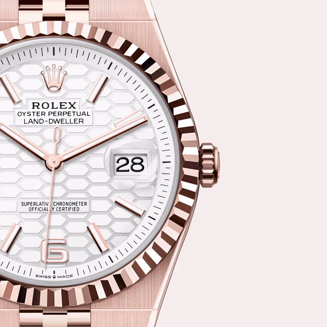 Rolex Land-Dweller 18 ct Everose gold M127335-0001 - swiss watch