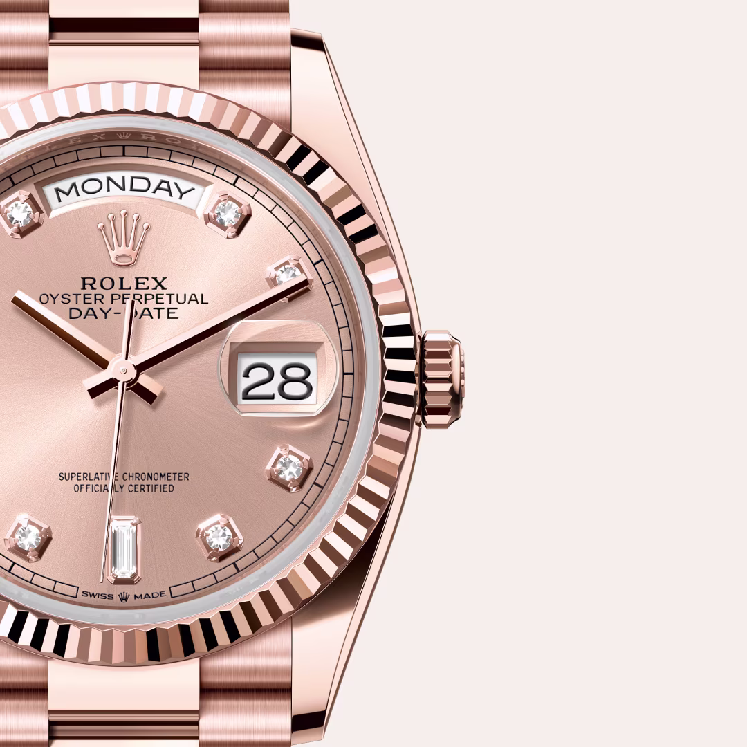 Rolex Day-Date 18 ct Everose gold M128235-0009 - swiss watch