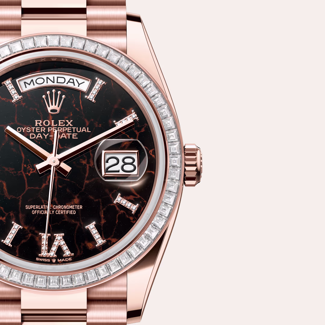 Rolex Day-Date 18 ct Everose gold M128395TBR-0010 - swiss watch