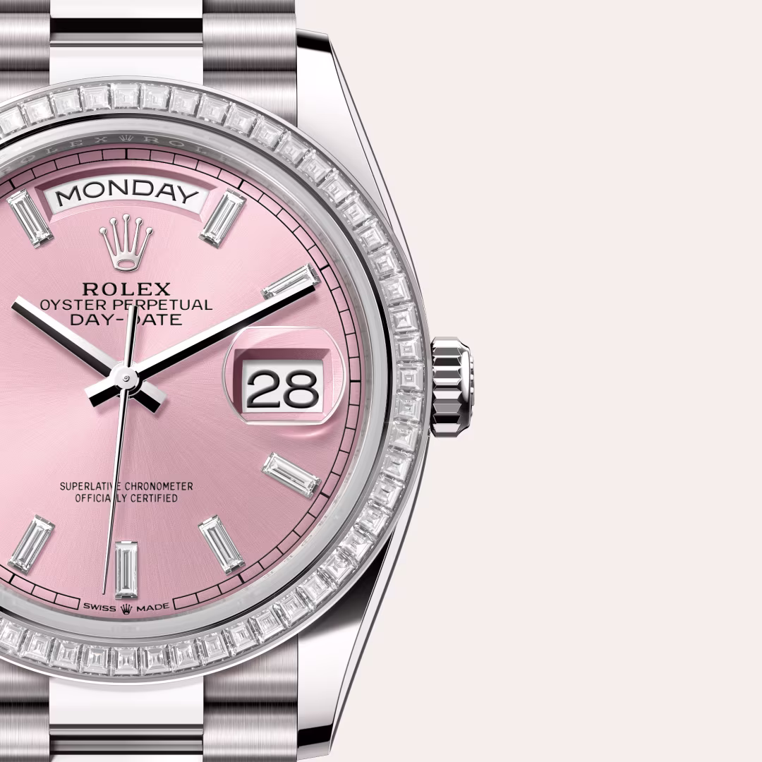 Rolex Day-Date 18 ct white gold M128399TBR-0029 - swiss watch