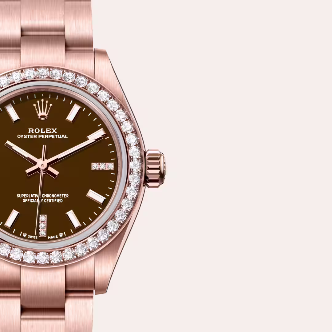 Rolex Oyster Perpetual 18 ct Everose gold M276245RBR-0002 - swiss watch