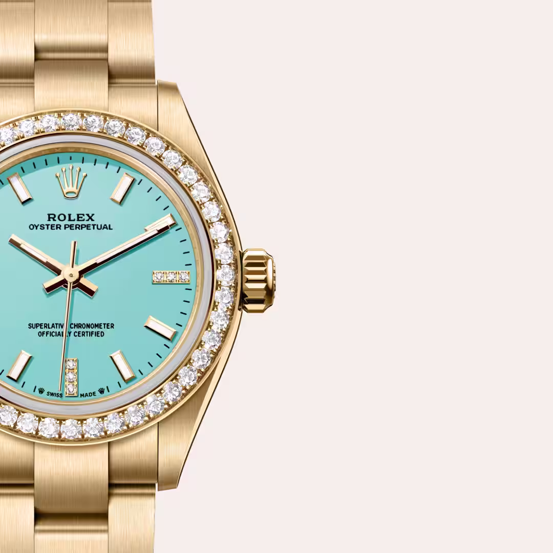 Rolex Oyster Perpetual 18 ct yellow gold M276248RBR-0001 - swiss watch