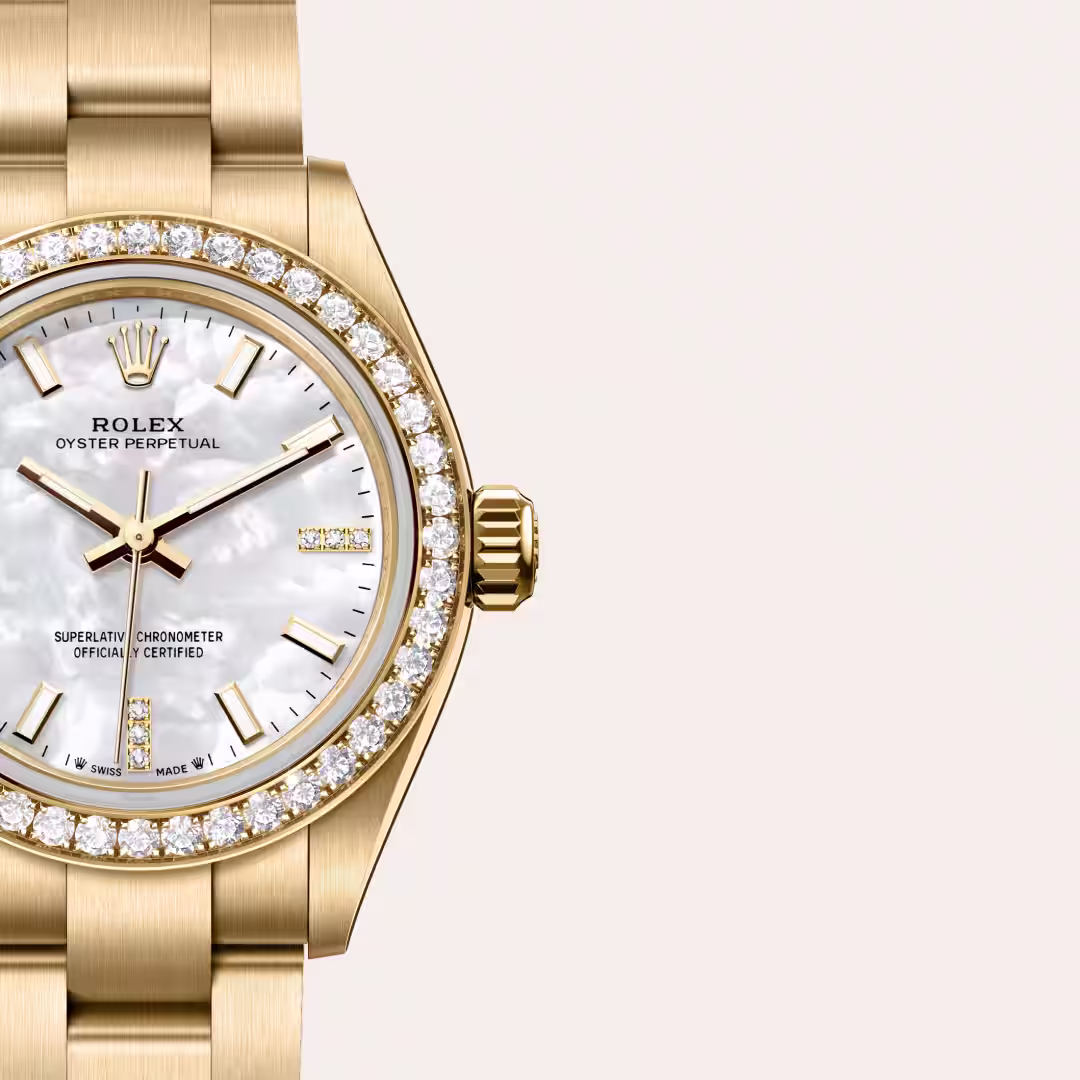 Rolex Oyster Perpetual 18 ct yellow gold M276248RBR-0002 - swiss watch