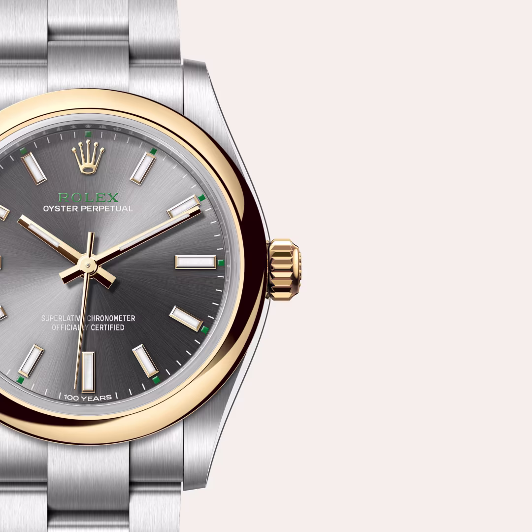 Rolex Oyster Perpetual Yellow Rolesor - combination of Oystersteel and yellow gold M277203-0001 - swiss watch
