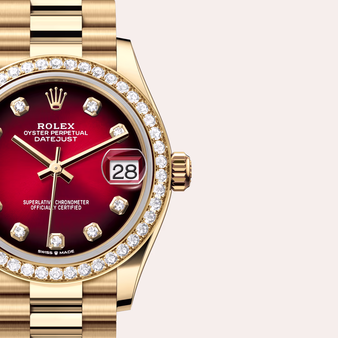 Rolex Datejust 18 ct yellow gold M278288RBR-0041 - swiss watch