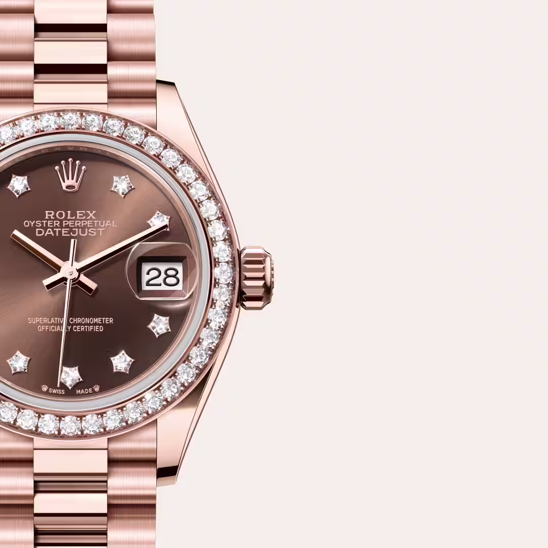 Rolex Lady-Datejust 18 ct Everose gold M279135RBR-0001 - swiss watch