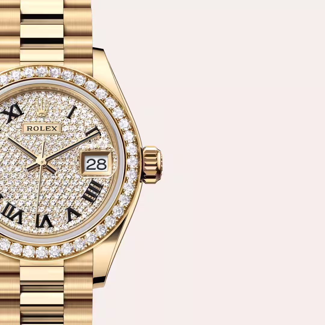 Rolex Lady-Datejust 18 ct yellow gold M279138RBR-0029 - swiss watch