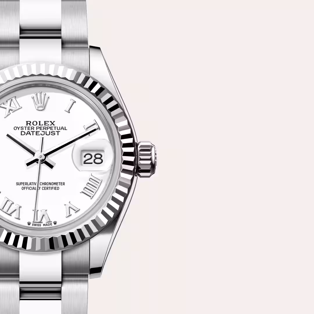 Rolex Lady-Datejust White Rolesor - combination of Oystersteel and white gold M279174-0020 - swiss watch