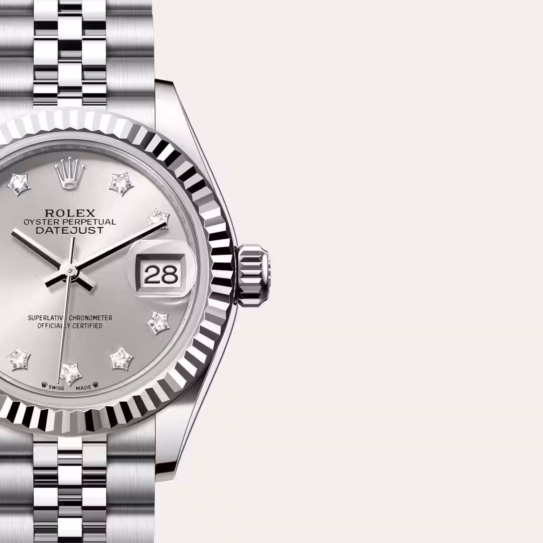 Rolex Lady-Datejust White Rolesor - combination of Oystersteel and white gold M279174-0021 - swiss watch