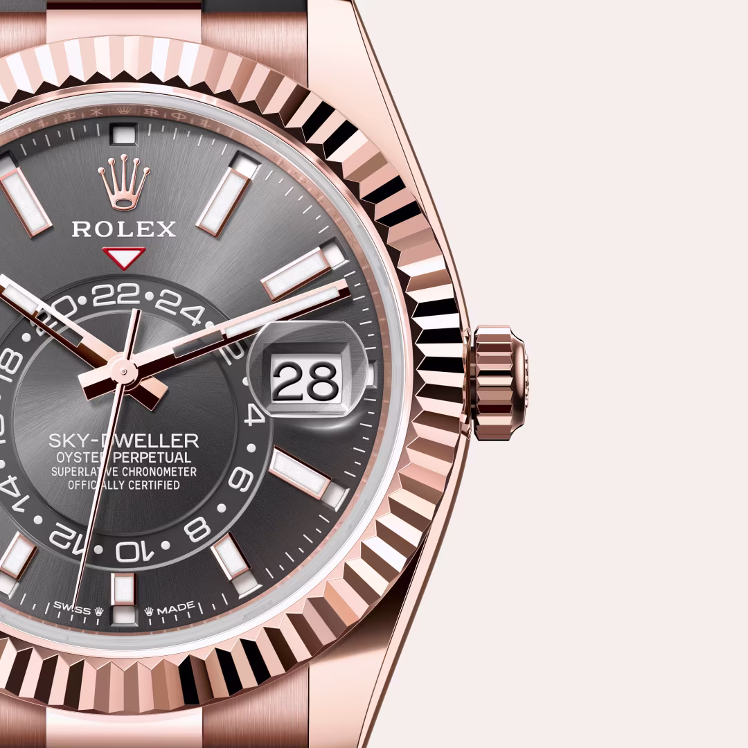 Rolex Sky-Dweller 18 ct Everose gold M336235-0004 - swiss watch