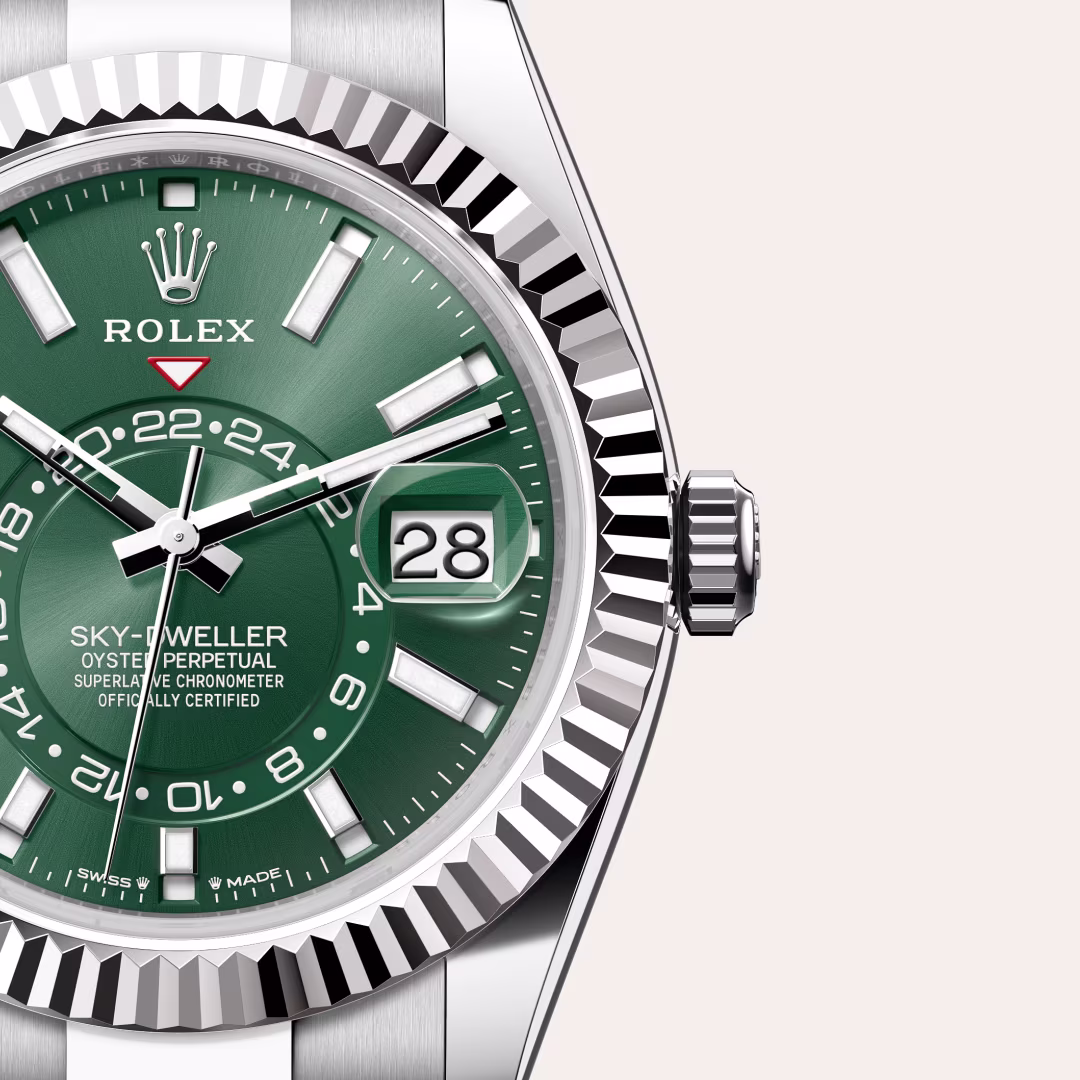 Rolex Sky-Dweller White Rolesor - combination of Oystersteel and white gold M336934-0001 - swiss watch