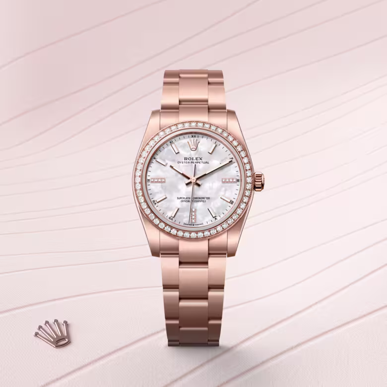 Rolex Oyster Perpetual 18 ct Everose gold M124245RBR-0002 - swiss watch