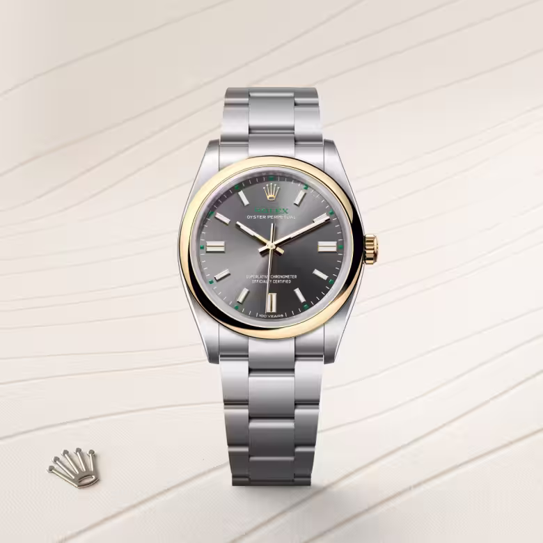 Rolex Oyster Perpetual Yellow Rolesor - combination of Oystersteel and yellow gold M126003-0001 - swiss watch