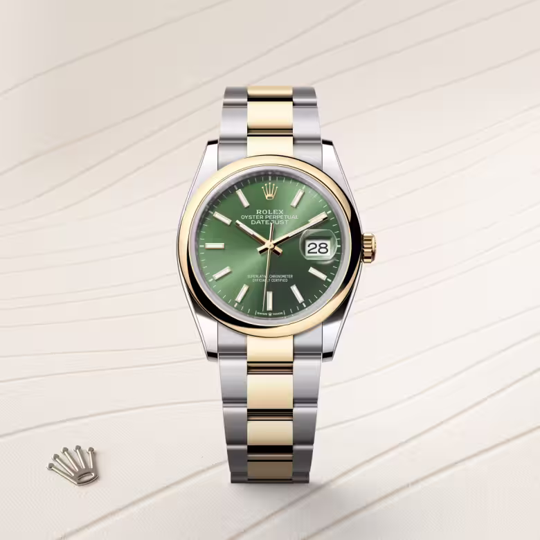 Rolex Datejust Yellow Rolesor - combination of Oystersteel and yellow gold M126203-0058 - swiss watch