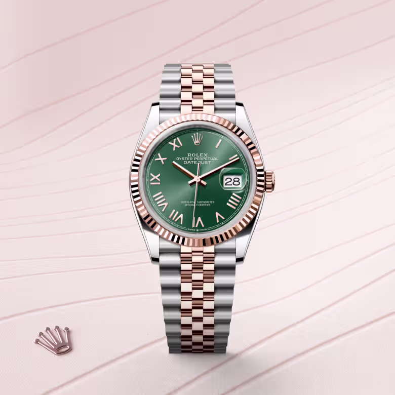 Rolex Datejust Everose Rolesor - combination of Oystersteel and Everose gold M126231-0051 - swiss watch