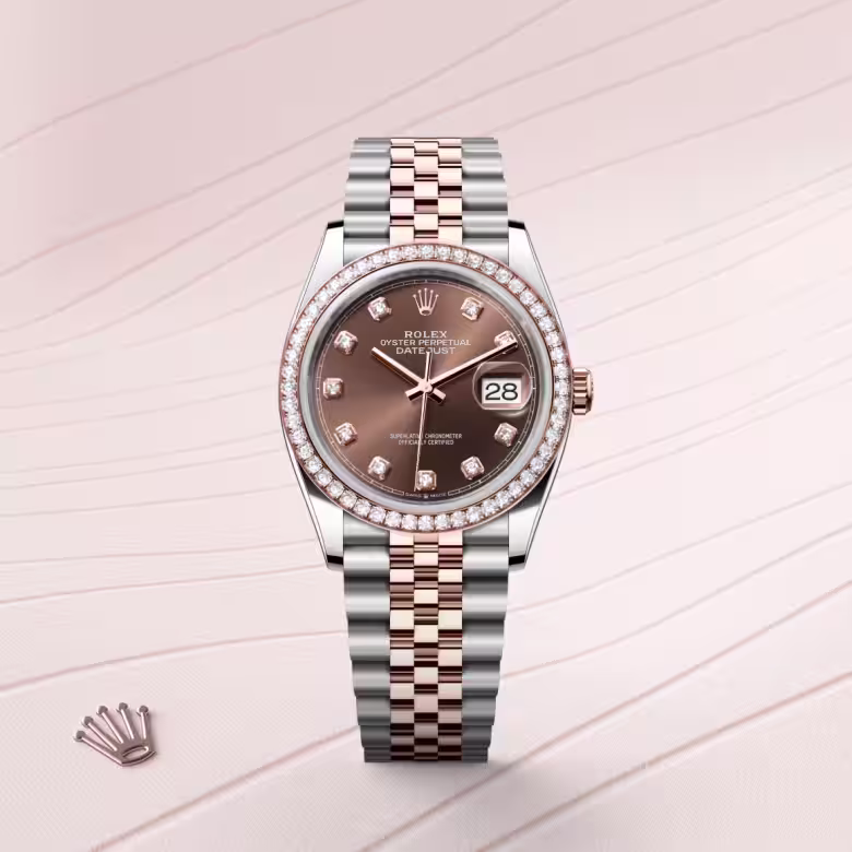 Rolex Datejust Everose Rolesor - combination of Oystersteel and Everose gold M126281RBR-0041 - swiss watch