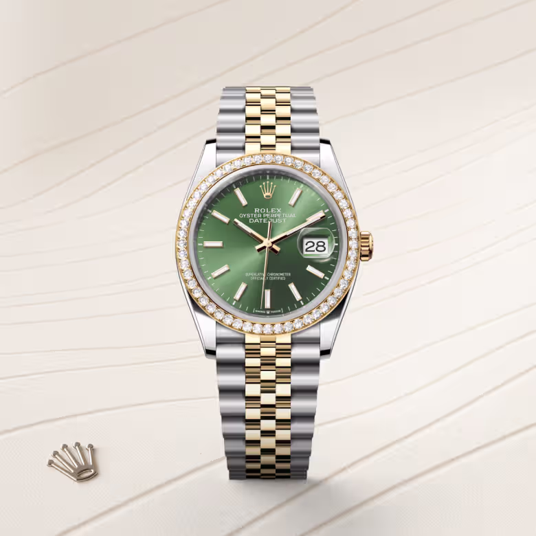 Rolex Datejust Yellow Rolesor - combination of Oystersteel and yellow gold M126283RBR-0043 - swiss watch