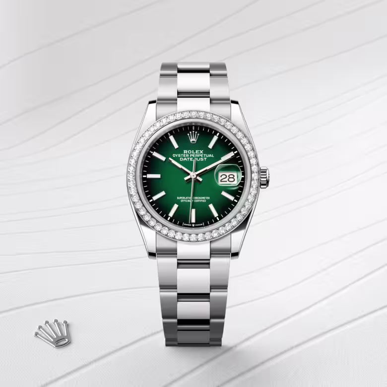 Rolex Datejust White Rolesor - combination of Oystersteel and white gold M126284RBR-0052 - swiss watch