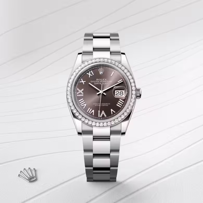 Rolex Datejust White Rolesor - combination of Oystersteel and white gold M126284RBR-0064 - swiss watch