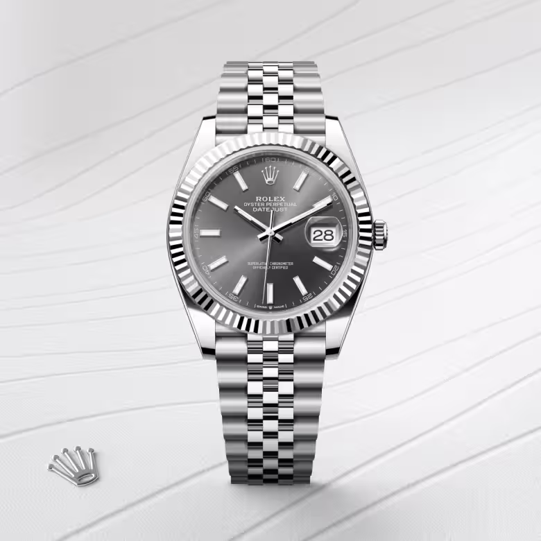 Rolex Datejust White Rolesor - combination of Oystersteel and white gold M126334-0014 - swiss watch
