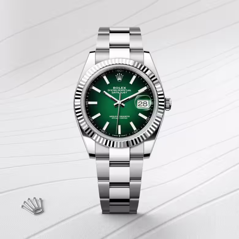 Rolex Datejust White Rolesor - combination of Oystersteel and white gold M126334-0033 - swiss watch
