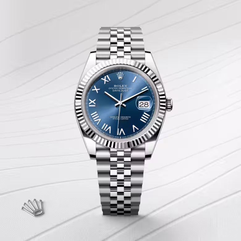 Rolex Datejust White Rolesor - combination of Oystersteel and white gold M126334-0038 - swiss watch