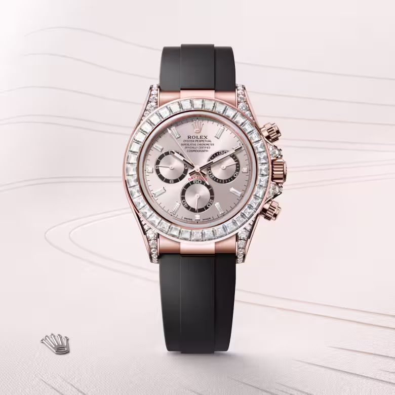 Rolex Cosmograph Daytona 18 ct Everose gold with lugs set with diamonds M126535TBR-0002 - swiss watch