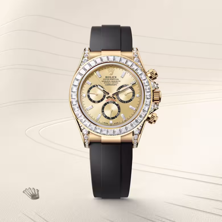 Rolex Cosmograph Daytona 18 ct yellow gold with lugs set with diamonds M126538TBR-0004 - swiss watch