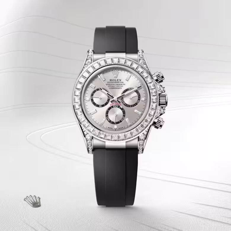 Rolex Cosmograph Daytona 18 ct white gold with lugs set with diamonds M126539TBR-0002 - swiss watch