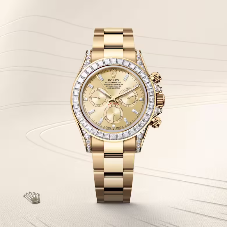 Rolex Cosmograph Daytona 18 ct yellow gold with lugs set with diamonds M126598TBR-0001 - swiss watch