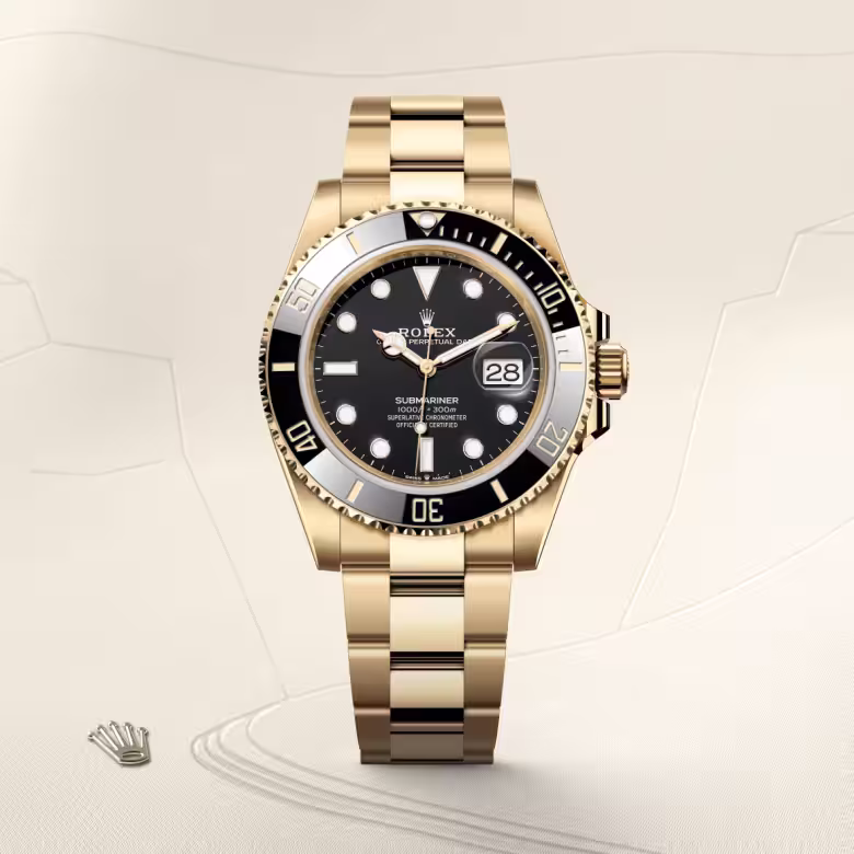 Rolex Submariner 18 ct yellow gold M126618LN-0002 - swiss watch