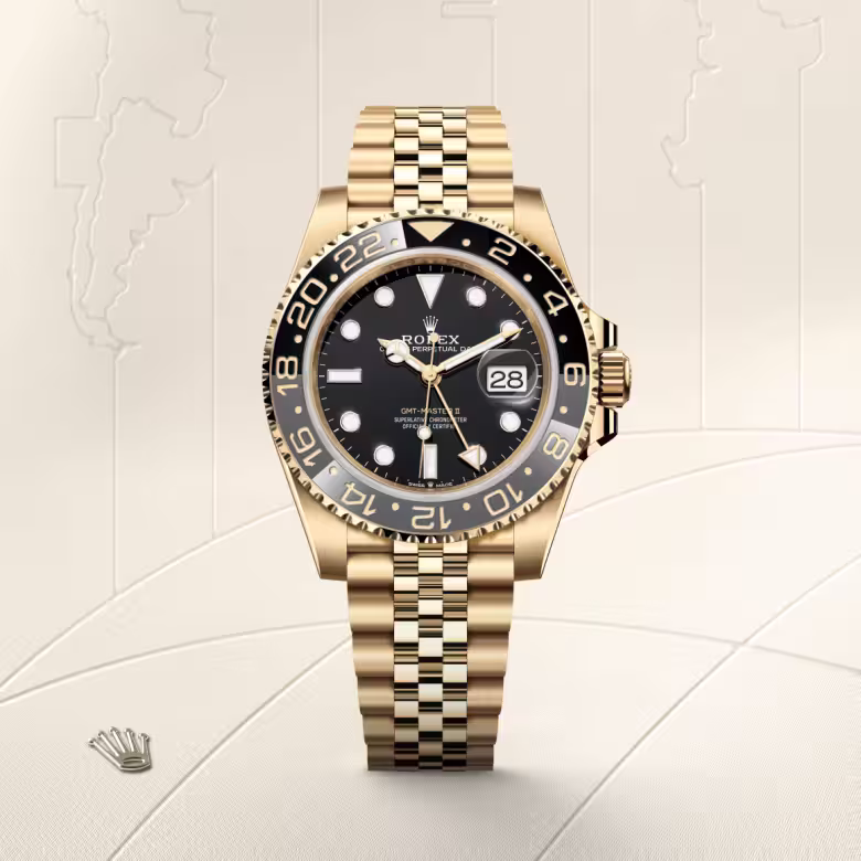 Rolex GMT-Master II 18 ct yellow gold M126718GRNR-0001 - swiss watch