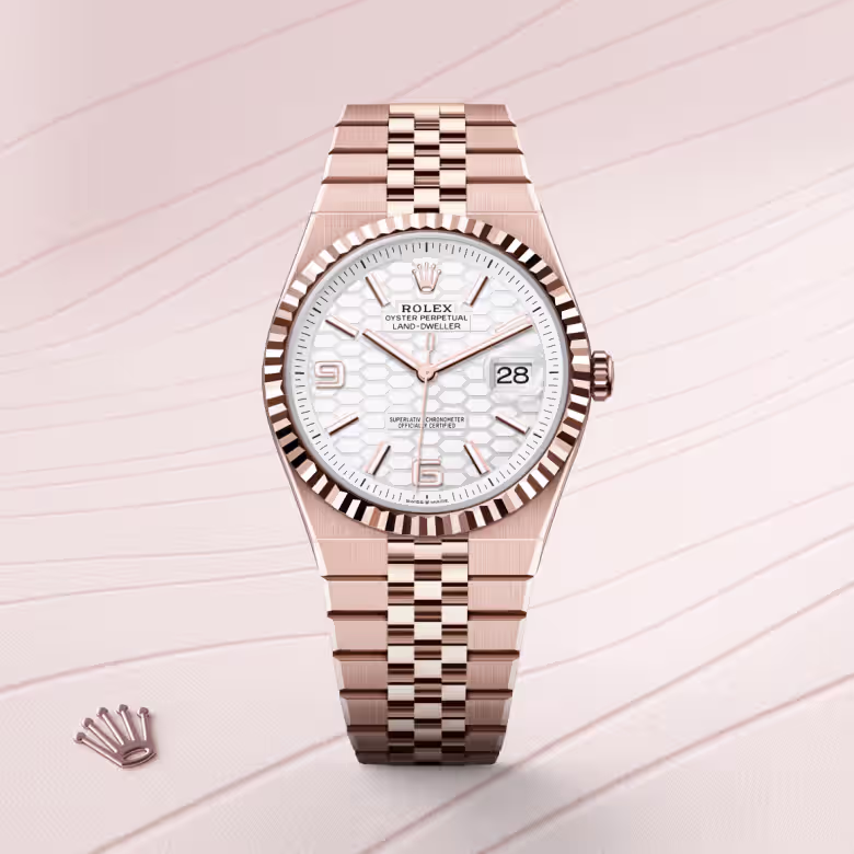 Rolex Land-Dweller 18 ct Everose gold M127335-0001 - swiss watch