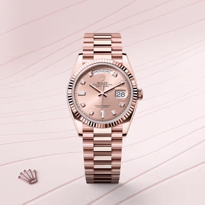 Rolex Day-Date 18 ct Everose gold M128235-0009 - swiss watch