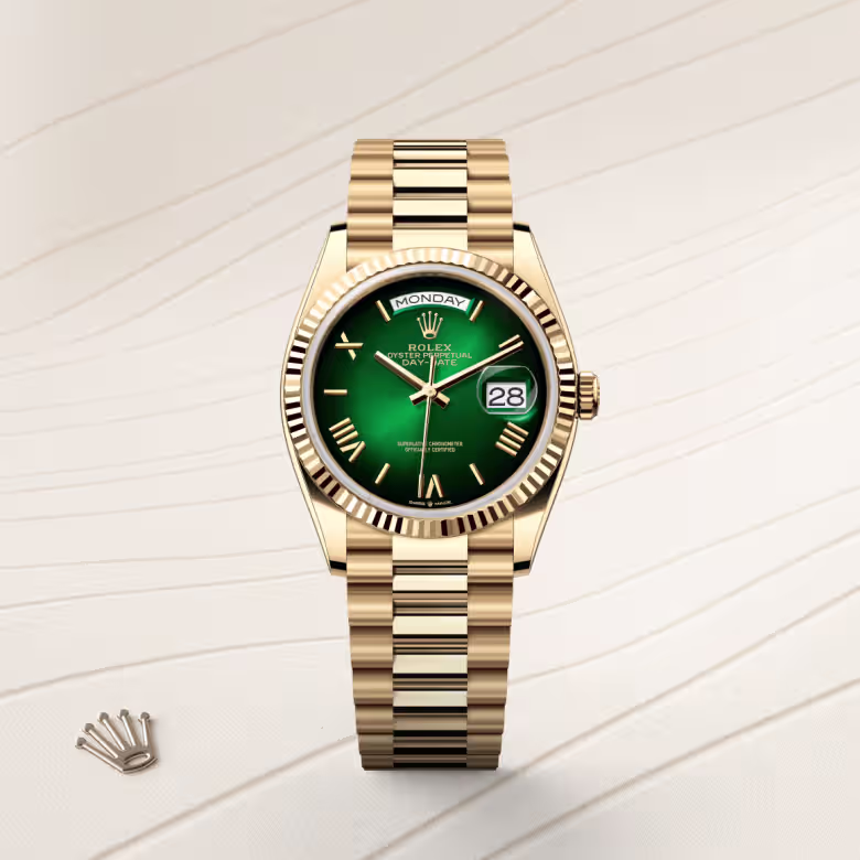 Rolex Day-Date 18 ct yellow gold M128238-0118 - swiss watch