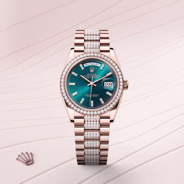 Rolex Day-Date 18 ct Everose gold M128345RBR-0084 - swiss watch