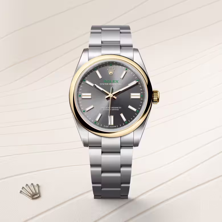 Rolex Oyster Perpetual Yellow Rolesor - combination of Oystersteel and yellow gold M134303-0001 - swiss watch