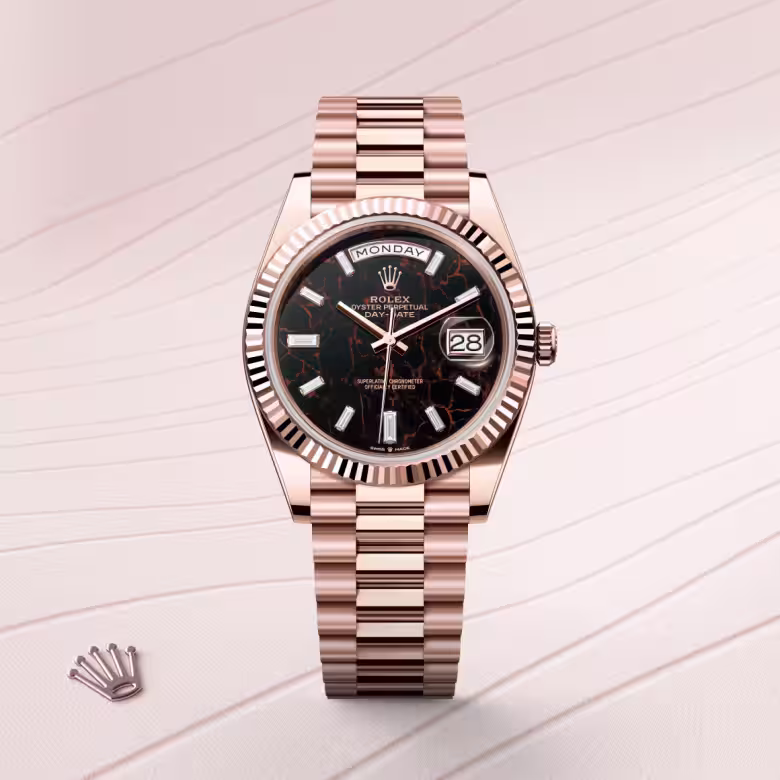 Rolex Day-Date 18 ct Everose gold M228235-0045 - swiss watch