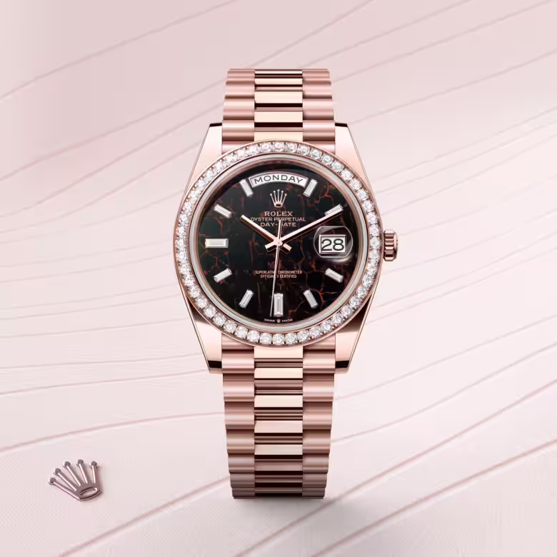 Rolex Day-Date 18 ct Everose gold M228345RBR-0016 - swiss watch