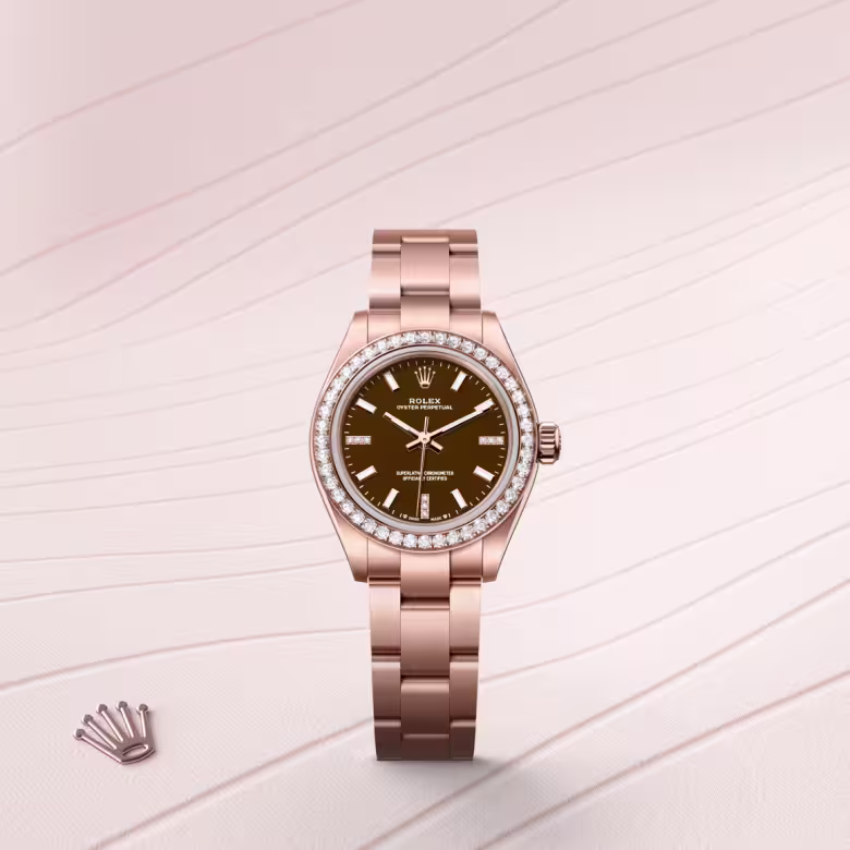 Rolex Oyster Perpetual 18 ct Everose gold M276245RBR-0002 - swiss watch