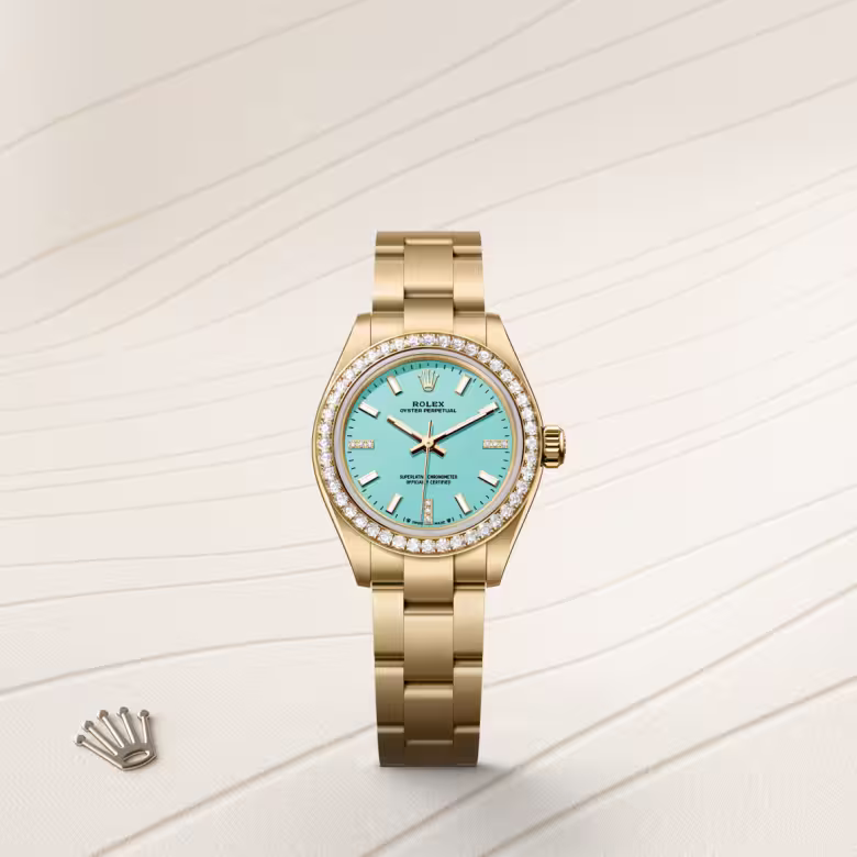 Rolex Oyster Perpetual 18 ct yellow gold M276248RBR-0001 - swiss watch