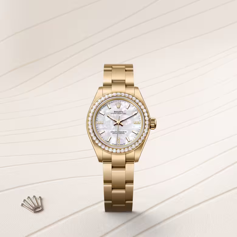 Rolex Oyster Perpetual 18 ct yellow gold M276248RBR-0002 - swiss watch