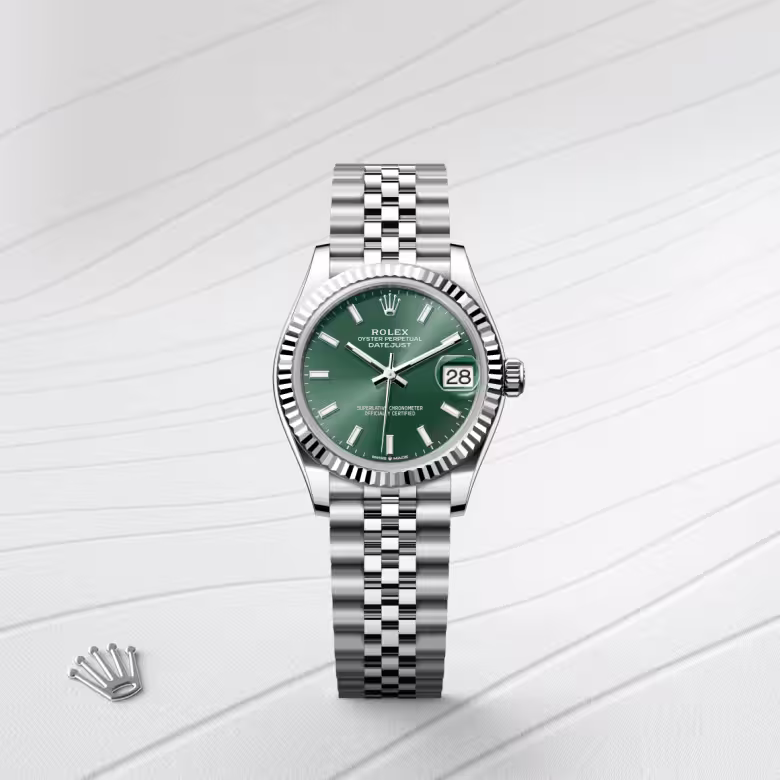 Rolex Datejust White Rolesor - combination of Oystersteel and white gold M278274-0018 - swiss watch
