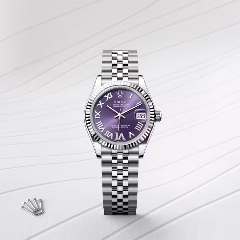 Rolex Datejust White Rolesor - combination of Oystersteel and white gold M278274-0026 - swiss watch