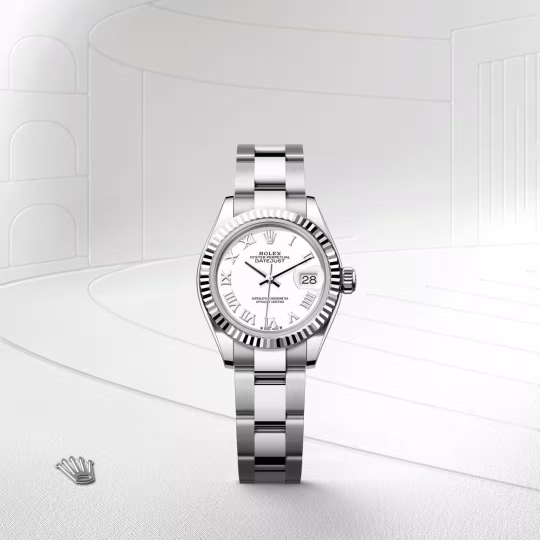 Rolex Lady-Datejust White Rolesor - combination of Oystersteel and white gold M279174-0020 - swiss watch