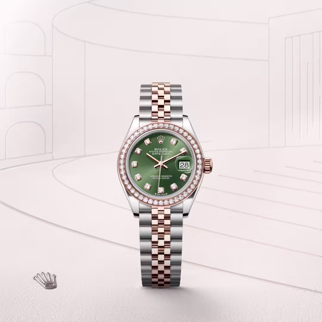 Rolex Lady-Datejust Everose Rolesor - combination of Oystersteel and Everose gold M279381RBR-0007 - swiss watch
