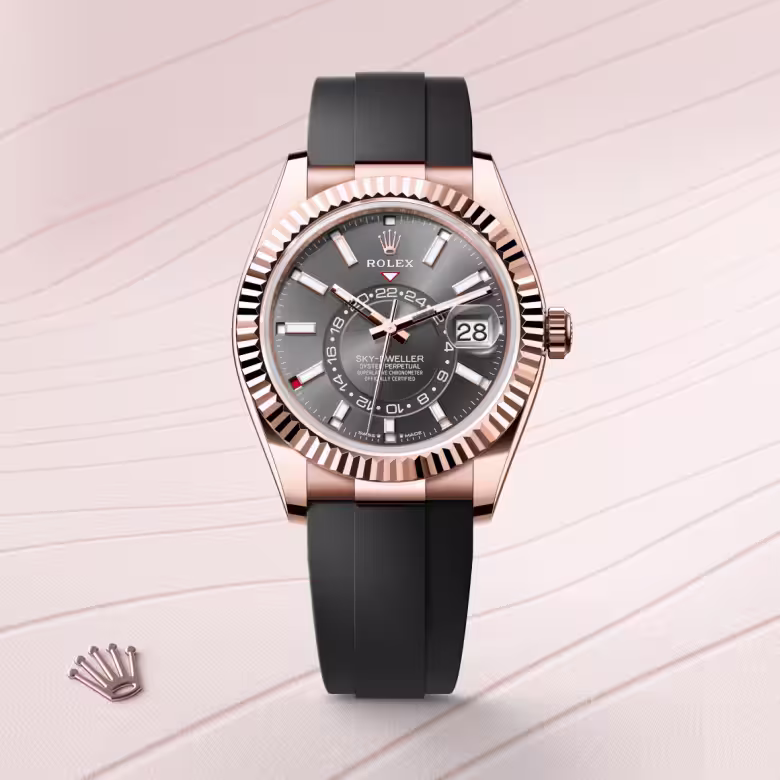 Rolex Sky-Dweller 18 ct Everose gold M336235-0004 - swiss watch