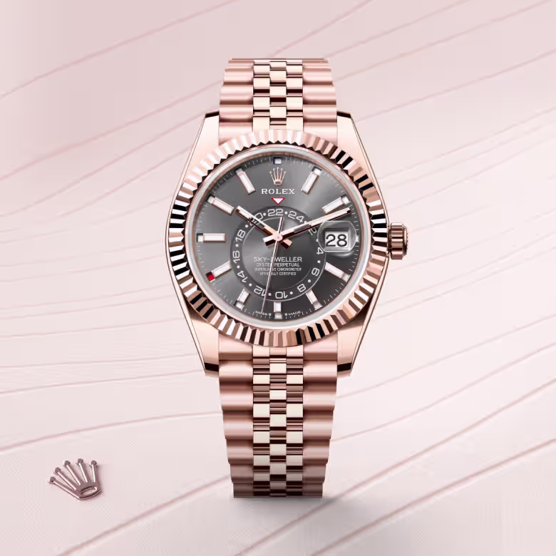 Rolex Sky-Dweller 18 ct Everose gold M336935-0008 - swiss watch
